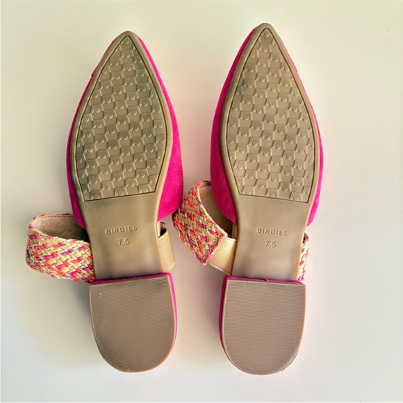 Birdies The Swan Pink Pointed Toe Flat Size 7.5 - Picture 7 of 9